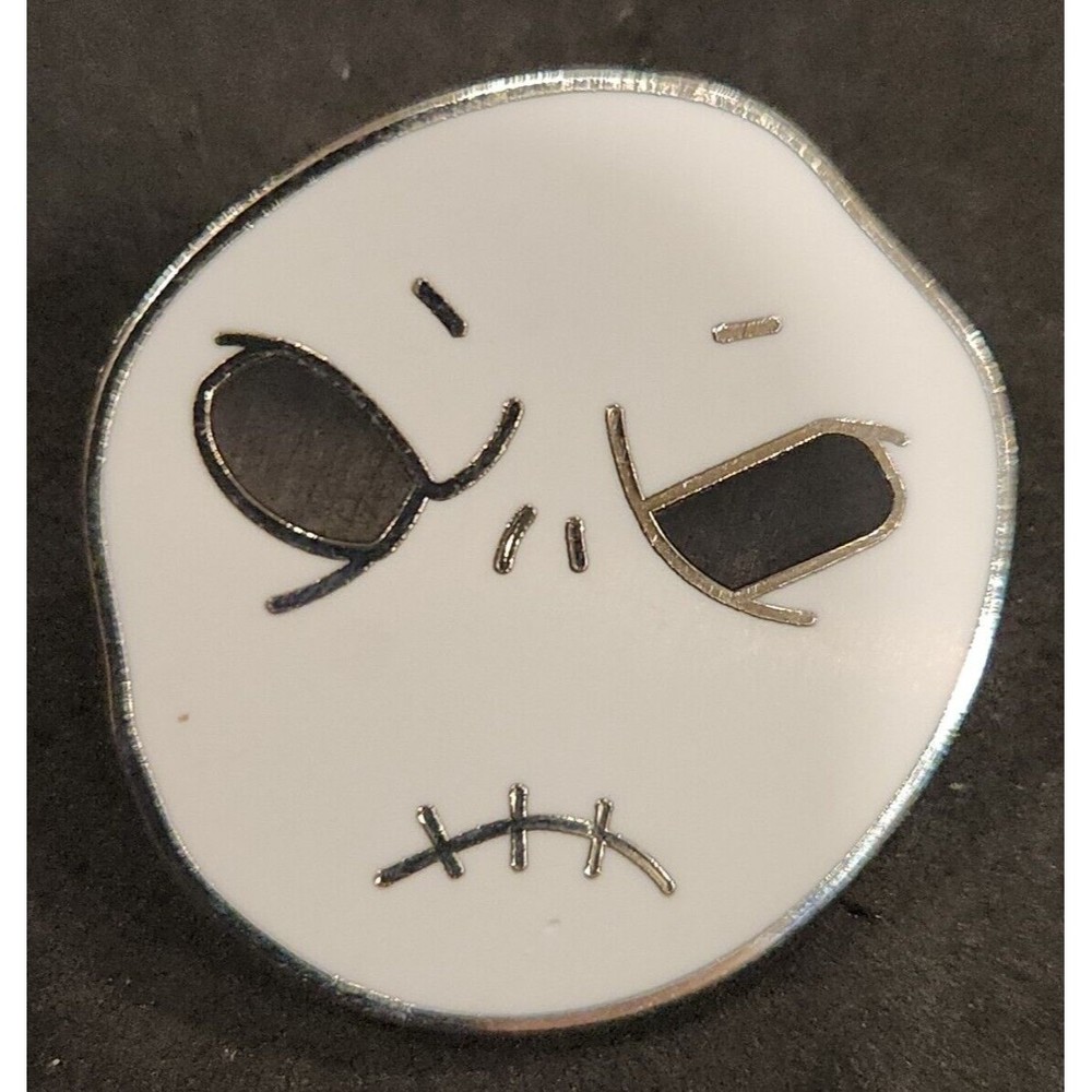 Disney Pin Jack Skellington Nightmare Before Christmas face NBC Frowning 00056